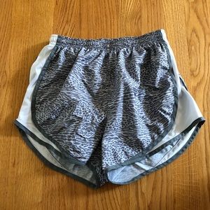 Grey Cheetah Print Nike Shorts - XS